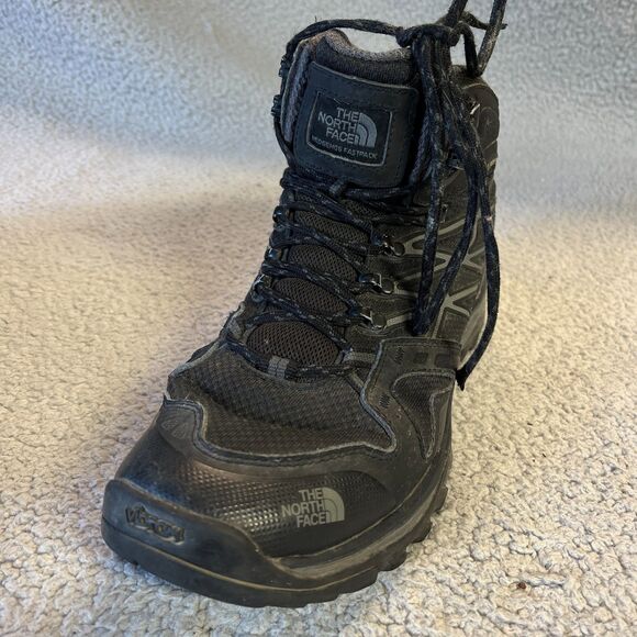 The North Face Boots Mens 10 Black Hedgehog Fastpack II GTX Mid Gortex Hiking - Picture 5 of 13